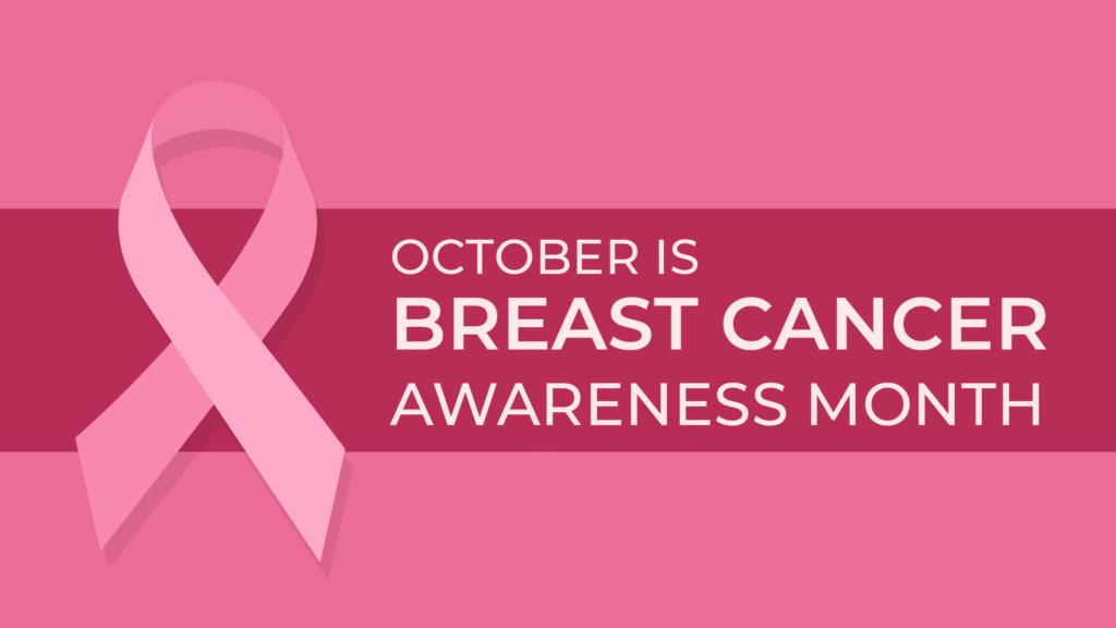breast cancer awareness month banner