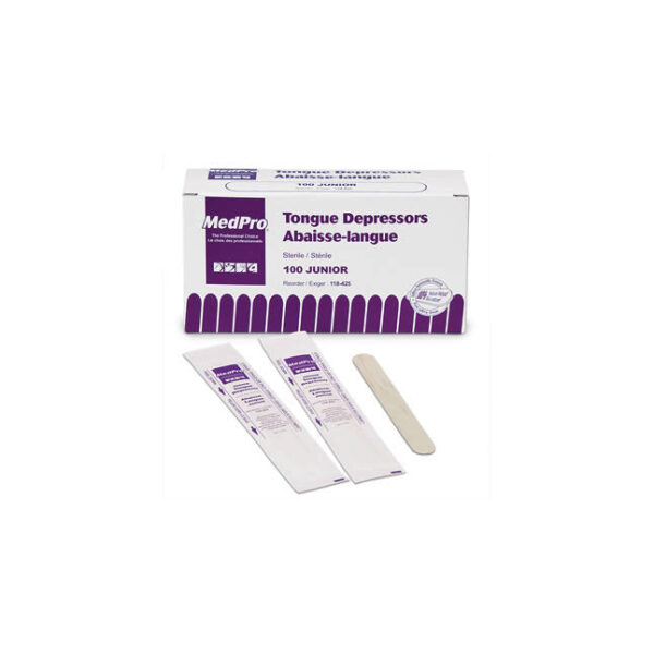 MedPro® Tongue Depressor, Senior & Junior, Sterile - Image 2