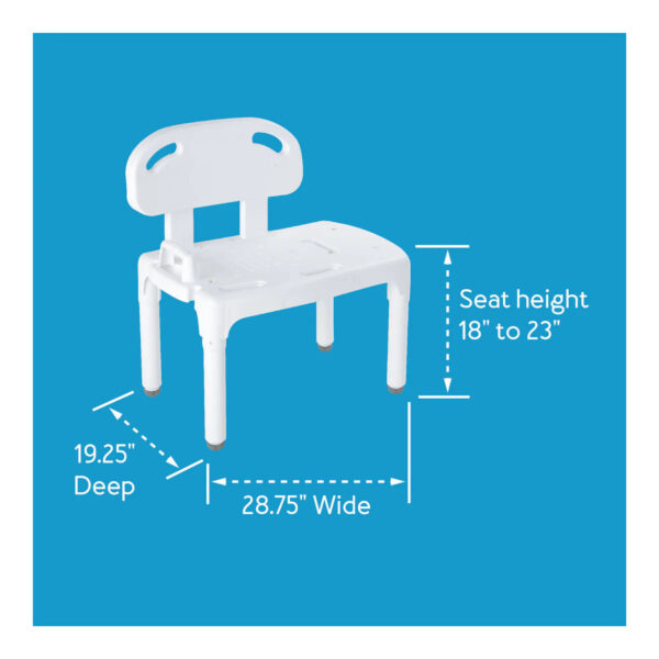 Heavy Duty Bath Transfer Bench - Image 4