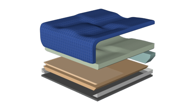 Geo-Matrix™ Hybrid Deep Low-Profile Cushion
