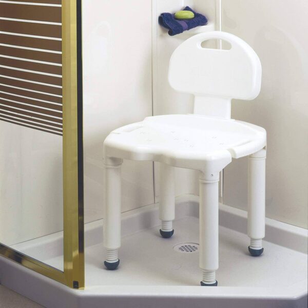Bath Seat/Shower chair With Back - Image 4