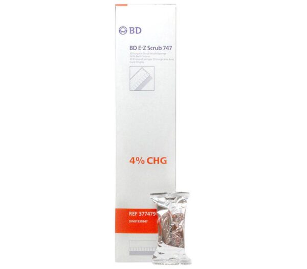 BD E-Z Scrub™ surgical scrub brush impregnated with 4% CHG