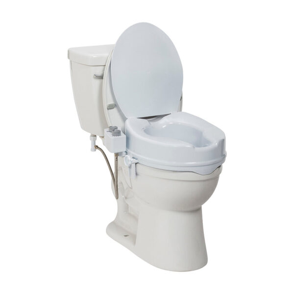 PreserveTech™ Raised Toilet Seat with Bidet, 4" - Image 3