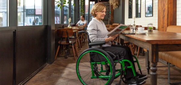 HELIO A6 Aluminum folding wheelchair - Image 2