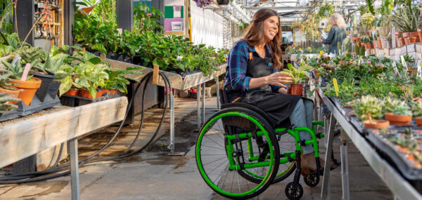 HELIO A7 Aluminum folding wheelchair - Image 2