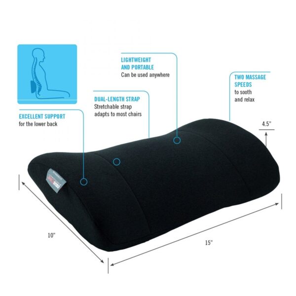 Side to Side Lumbar Cushion with Massage - Image 2