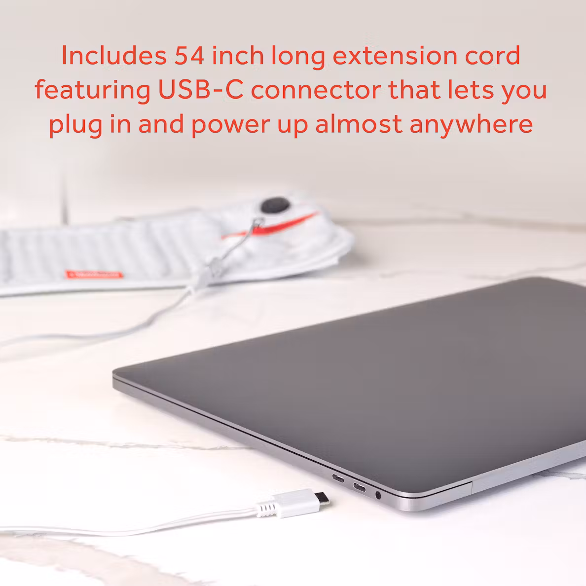 GoHeat™ USB Powered Heating Pad with Storage Bag and Wall Adapter - Image 5