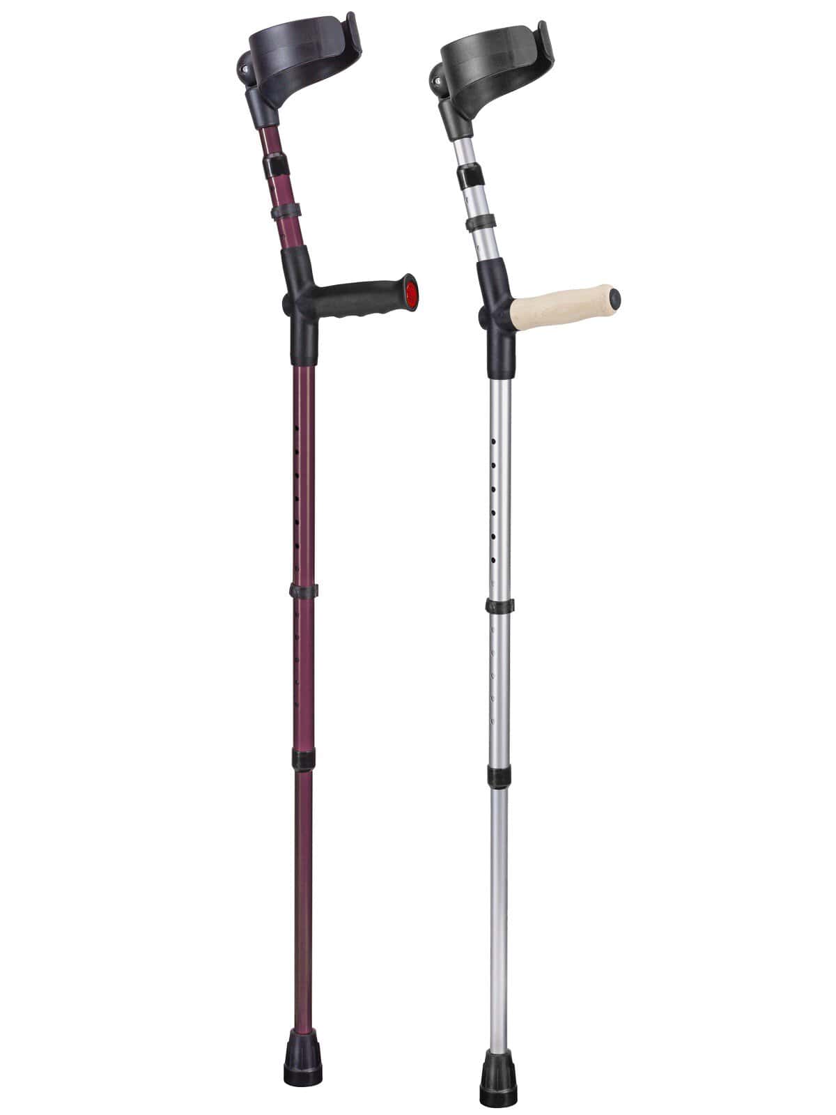 Big XL Closed Arm Cuff Forearm Crutches