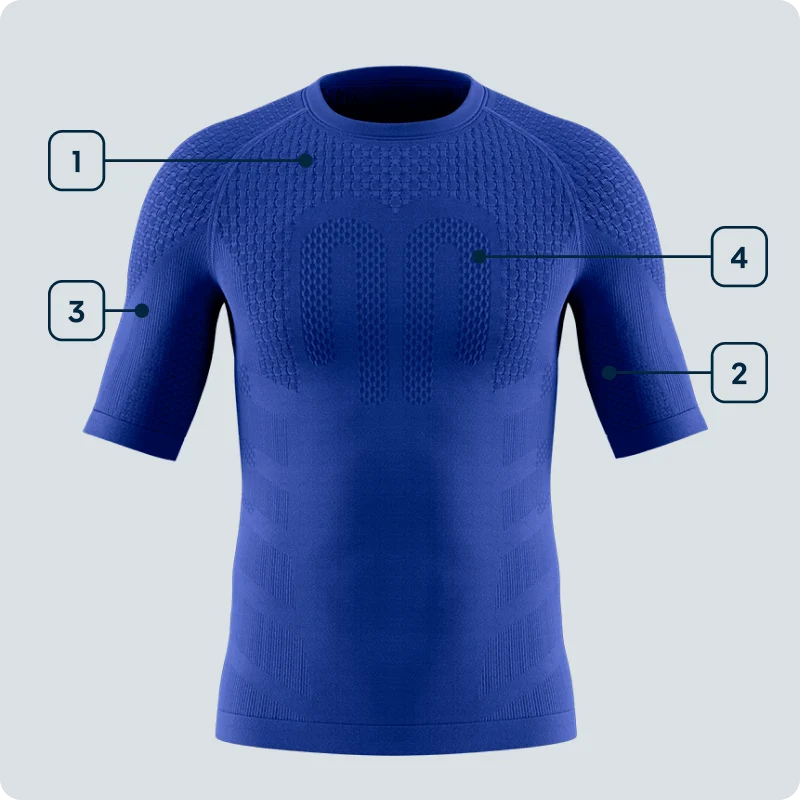Sports Compression Short Sleeve Shirt - Men - Image 10